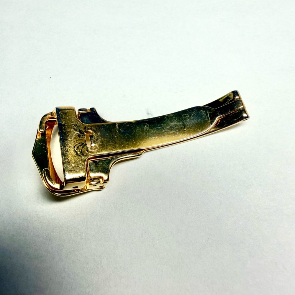 CARTIER 16mm Gold Plated Steel Deployment Buckle - Picture 2 of 8